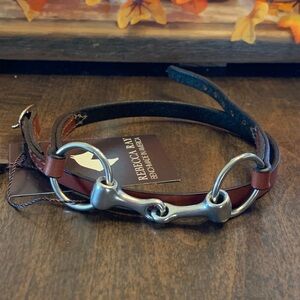 Rebecca Ray Snaffle Bit leather wrap bracelet